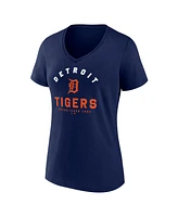 Logo Athletic Women's Navy Detroit Tigers Unrivaled V-Neck T-Shirt