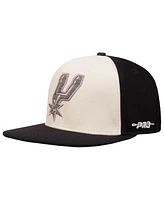 Pro Standard Men's Cream San Antonio Spurs French Terry Snapback Hat