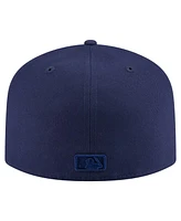 New Era Men's Navy Milwaukee Brewers Color Pack A-Frame 59FIFTY Fitted Hat