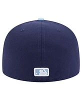 New Era Men's Navy/Light Blue Pittsburgh Pirates Color Pack 2-Tone 59FIFTY Fitted Hat