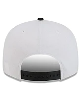 New Era Men's White/Black Kyle Busch 9FIFTY Snapback Hat