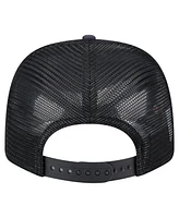 New Era Men's Navy/Black Seattle Seahawks Adventure Drinks Pattern 9SEVENTY Stretch snap Hat