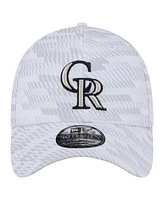 New Era Men's White Colorado Rockies Graded 39THIRTY Flex Hat