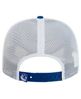New Era Men's Blue Vancouver Canucks Core Trucker 9SEVENTY Stretch-Snap Hat