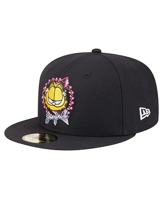 New Era Men's Black Garfield Color Pack 59FIFTY Fitted Hat