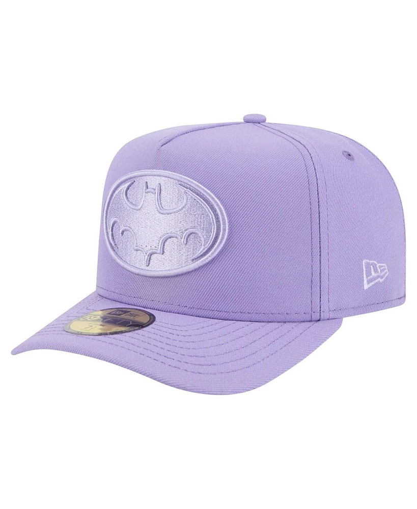 New Era Men's Purple Batman A-Frame 59FIFTY Fitted Hat