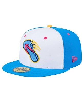 New Era Men's White/Blue San Antonio Missions Copa de la Diversion 59FIFTY Fitted Hat