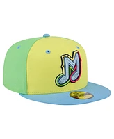 New Era Men's Yellow Memphis Redbirds Copa de la Diversion 59FIFTY Fitted Hat