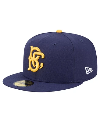 New Era Men's Navy Brooklyn Cyclones Authentic Collection 59FIFTY Fitted Hat