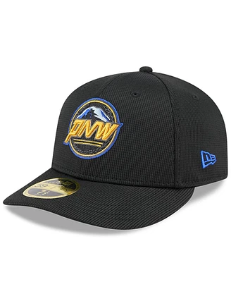 New Era Men's Black Seattle Mariners City Connect Batting Practice Low Profile 59FIFTY Fitted Hat