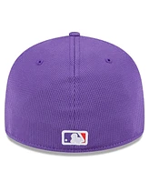 New Era Men's Purple Colorado Rockies 2025 City Connect Batting Practice Low Profile 59FIFTY Fitted Hat