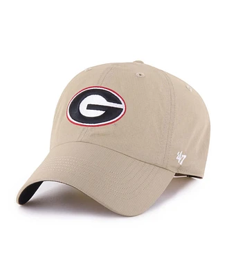 '47 Brand Men's Khaki Georgia Bulldogs Clean Up Brrr Adjustable Hat