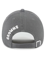 '47 Brand Women's Gray Cleveland Browns Bright Side Clean Up Adjustable Hat