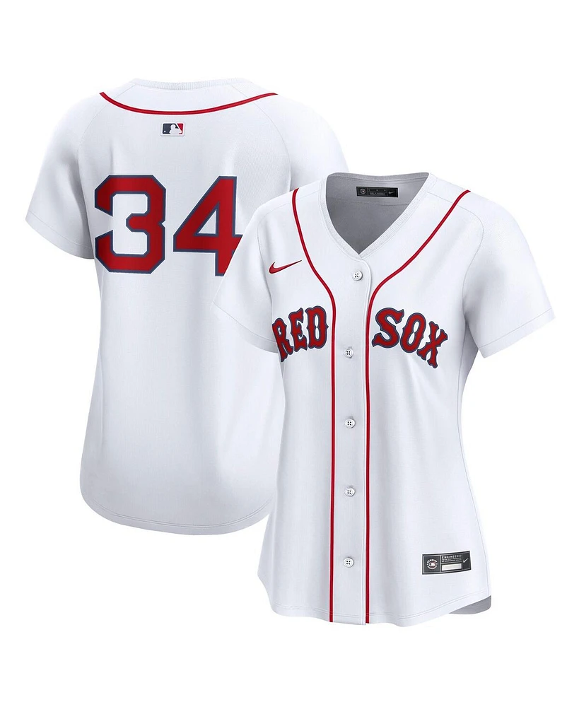 Nike Women's David Ortiz White Boston Red Sox Home Retired Limited Jersey