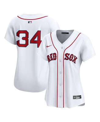 Nike Women's David Ortiz White Boston Red Sox Home Retired Limited Jersey
