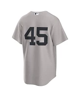 Nike Men's Gerrit Cole Gray New York Yankees Road 2.0 Replica Jersey