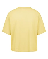 '47 Brand Women's Yellow Pittsburgh Steelers Florentina Montauk Cropped T-Shirt