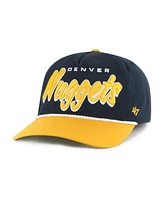 '47 Brand Men's Navy/Gold Denver Nuggets Dropshadow Rope Hitch Adjustable Hat