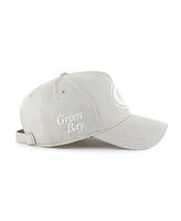 '47 Brand Men's Cream Green Bay Packers Foundation Offside Adjustable Hat