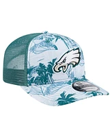 New Era Men's Midnight Green Philadelphia Eagles Hula Trucker 9SEVENTY Adjustable Hat