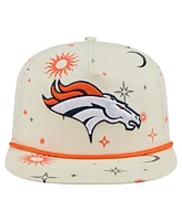 New Era Men's Cream Denver Broncos Celestial Golfer Adjustable Hat