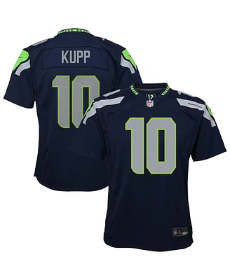Nike Big Boys and Girls Cooper Kupp College Navy Seattle Seahawks Team Game Jersey