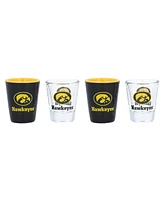 Evergreen Enterprises Iowa Hawkeyes Shot Glass Set, 4-Pack