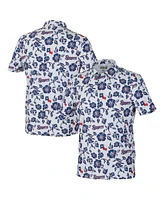 Reyn Spooner Men's White Texas Rangers Pua Performance Polo Shirt