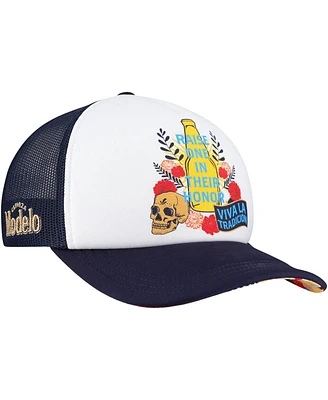 Lids Men's White Modelo Day of the Dead Foam Trucker Hat