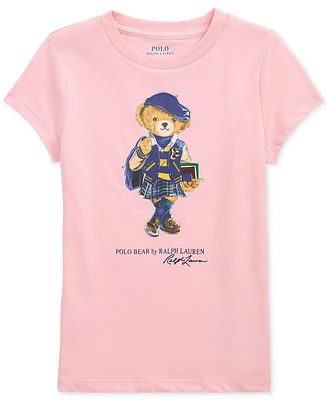 Polo Ralph Lauren Toddler and Little Girls Bear Cotton Jersey T-Shirt