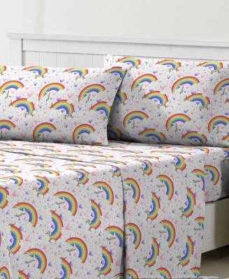 Dream Factory Unicorn Rainbow Sheet Sets