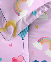 Dream Factory Balloon Hearts Reversible -Pc. Comforter Set