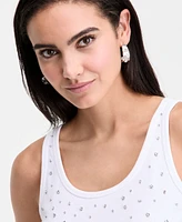 I.n.c. International Concepts Women's Embellished Tank Top, Exclusively at Macy's