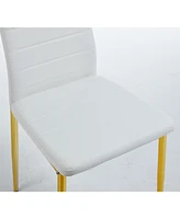 Chair Set of 4, Gold