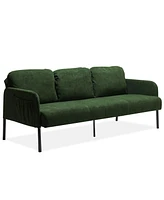 Modern 3-Seater Polyester Sofa: Comfy & Space-Saving