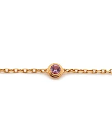 Pre-Owned Cartier D'Amour Bracelet 18K Rose Gold with Pink Sapphire
