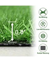 Yescom 2pcs 50x3 Ft Artificial Grass Turf 0.8" Fake Grass Rug Synthetic Lawn Indoor Batting Tunnels Outdoor Home Decor