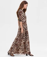 Anne Klein Women's Twist-Front Maxi Dress