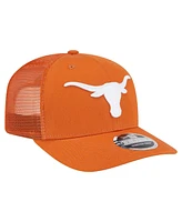 New Era Men's Texas Orange Texas Longhorns Primary 9SEVENTY Trucker Stretch-Snap Hat