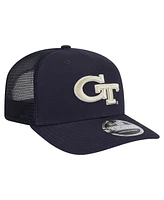 New Era Men's Navy Georgia Tech Yellow Jackets Primary 9SEVENTY Trucker Stretch-Snap Hat