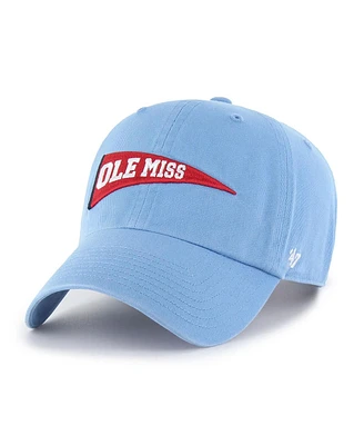 '47 Brand Men's Powder Blue Ole Miss Rebels Vault Clean Up Adjustable Hat