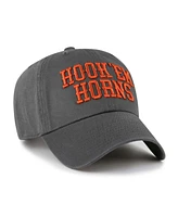 '47 Brand Men's Charcoal Texas Longhorns Clean Up Adjustable Hat