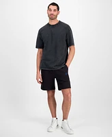 Hugo by Boss Men's Nebute Short Sleeve Crewneck Burnout Logo T-Shirt