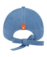 New Era Women's Denim Texas Longhorns A-Frame 9FORTY Adjustable Hat