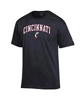 Champion Men's Black Cincinnati Bearcats Arch Over Logo T-Shirt