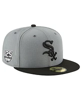 New Era Men's Gray Chicago White Sox 125th Anniversary 59FIFTY Fitted Hat