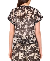 Vince Camuto Women's Shirred-Neck Peasant Blouse