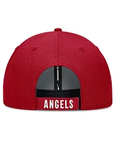 Nike Men's White/Red Los Angeles Angels Club Performance Adjustable Hat