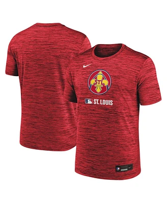 Nike Men's Red St. Louis Cardinals 2025 City Connect Authentic Collection Velocity Performance T-Shirt