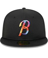 New Era Men's Black Baltimore Orioles City Connect Batting Practice 59FIFTY Fitted Hat